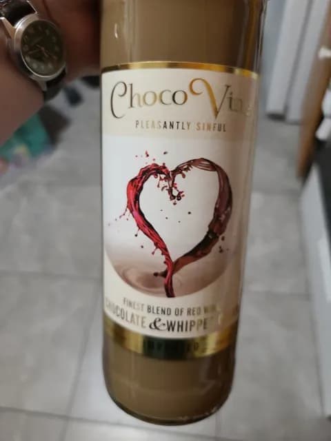 Chocovine Finest Blend Of Red Wine, Chocolate & Whipped Cream