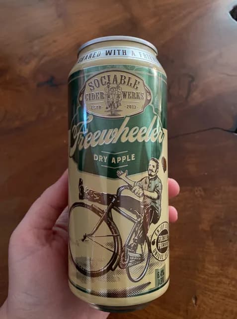 Sociable Cider Werks Freewheeler Dry Apple