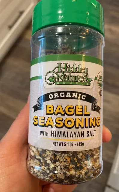 Hidden Nature'S Source Organic Bagel Seasoning With Himalayan Salt