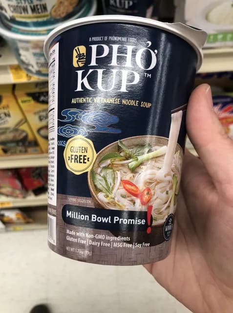 Phonomenal Foods Pho Kup Gluten Free Authentic Vietnamese Noodle Soup Million Bowl Promise