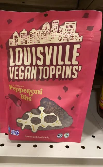 Louisville Vegan Toppins' Plant Based Pepperoni Bits