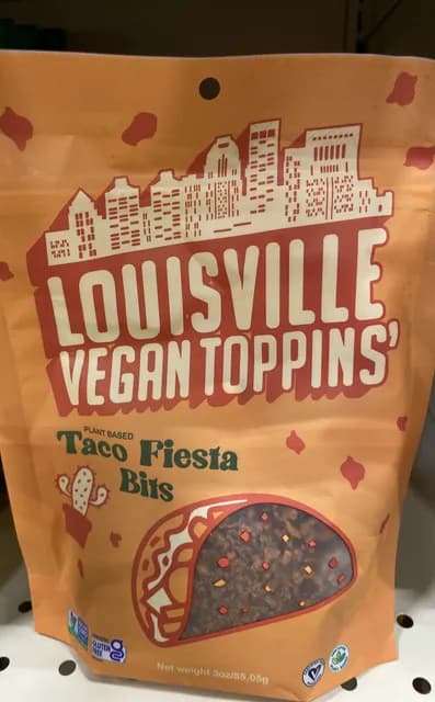Louisville Vegan Toppins' Plant Based Taco Fiesta Bits
