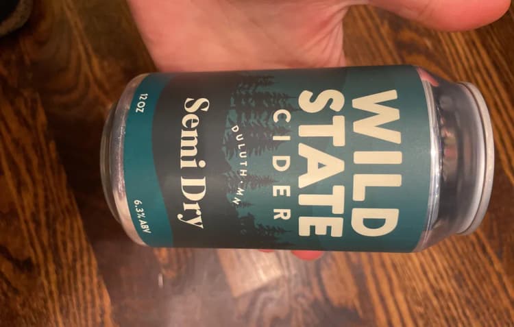 Wild State Cider Semi Dry