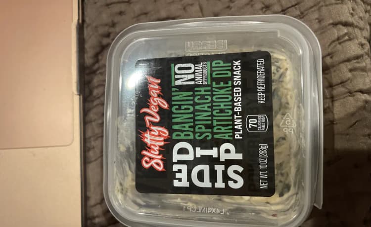 Slutty Vegan Bangin' Spinach Artichoke Side Dip