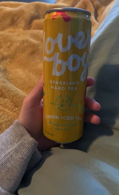 Loverboy Lemon Sparkling Hard Tea Beer