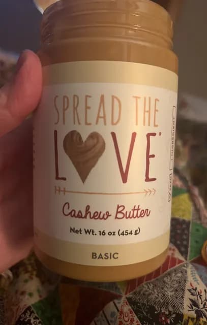 Spread The Love Basic Cashew Butter