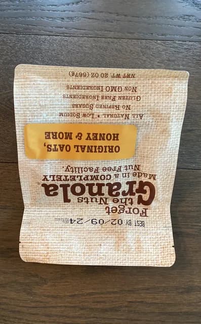 Forget The Nuts Granola Original Oats, Honey & More