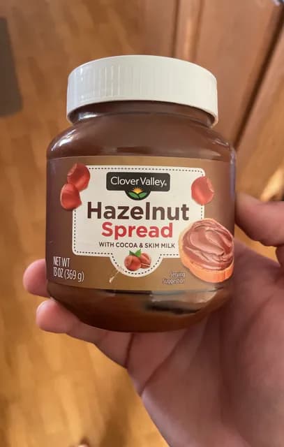 Clover Valley Hazelnut Spread With Cocoa & Skim Milk