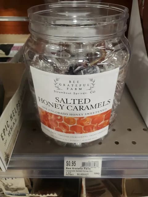 Bee Grateful Farm Salted Honey Caramels