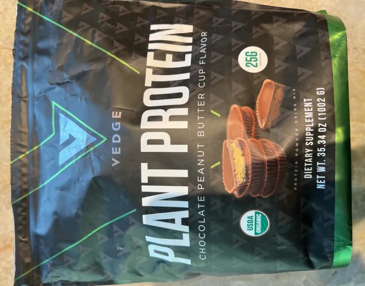 Vedge Plant Protein Chocolate Peanut Butter Cup Flavor