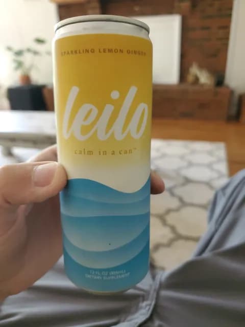 Leilo Calm In A Can Sparkling Lemon Ginger