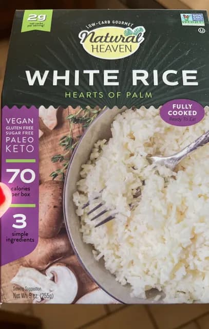 Natural Heaven Hearts Of Palm White Rice