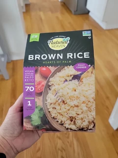 Natural Heaven Hearts Of Palm Brown Rice