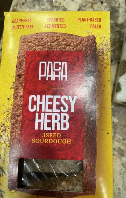 Pacha Cheesy Herb 3 Seed Sourdough