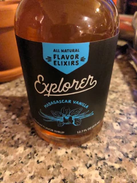 Explorer Elixirs Madagascar Vanilla Syrup