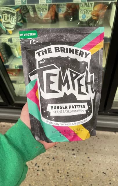 The Brinery Tempeh Burger Patties Plant Based Protein