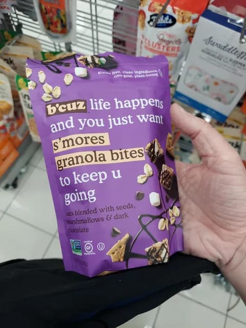 B'Cuz S'Mores Granola Bites Pouch
