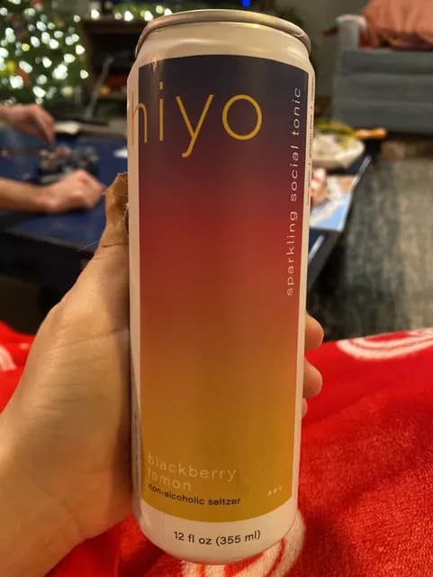 Hiyo Blackberry Lemon Non-Alcoholic Seltzer