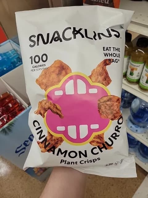 Snacklins Cinnamon Churro Plant Crisps