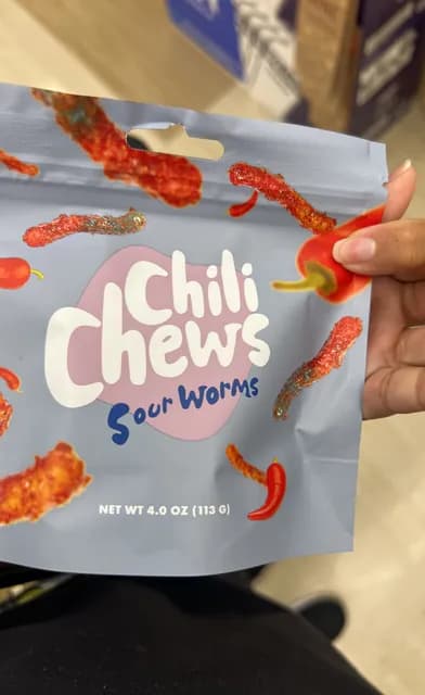 Chili Chews Sour Worms