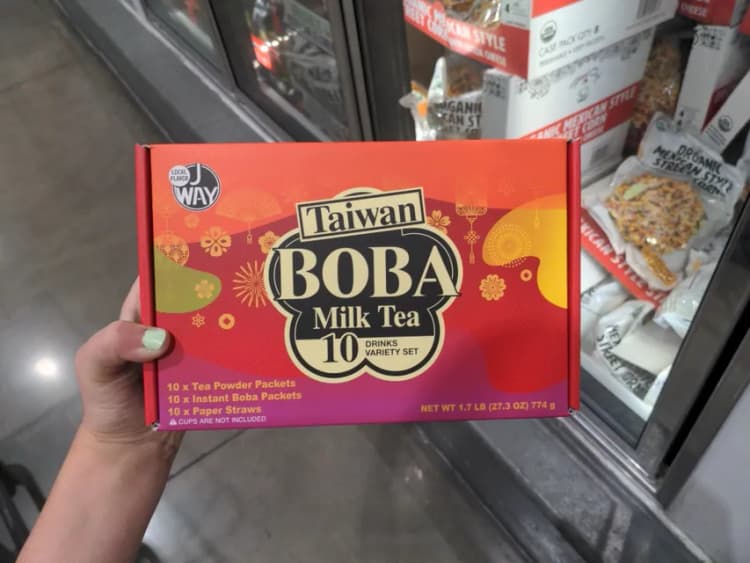 J Way Taiwan Boba Milk Tea 10 Drinks Variety Set