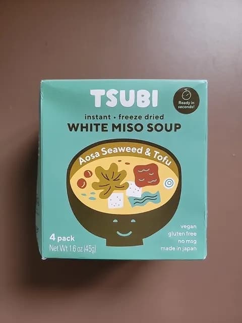 Tsubi Aosa Seaweed & Tofu White Miso Soup