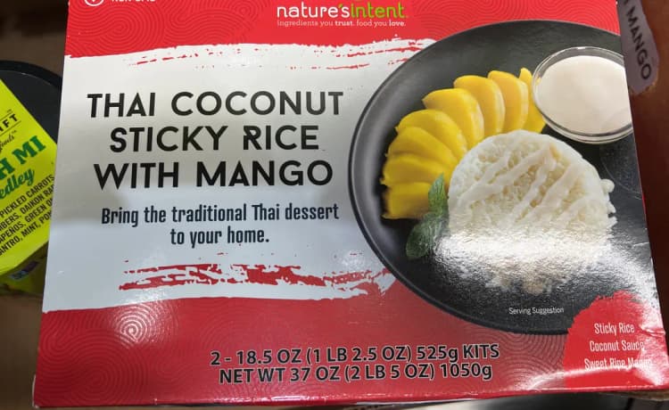 Nature’S Intent Thai Coconut Sticky Rice With Mango