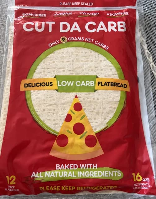 Cut Da Carb Delicious Low Carb Flatbread