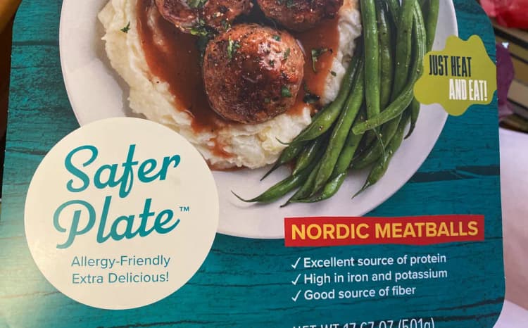 Safer Plate Nordic Meatballs