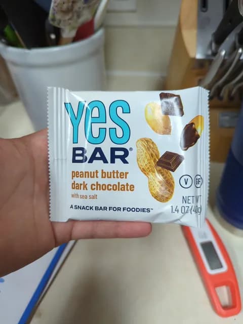 Yes Bar Peanut Butter Dark Chocolate Snack Bar