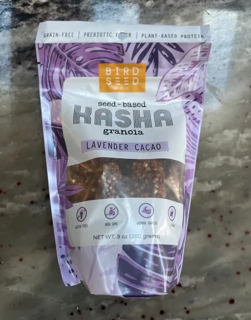 Birdseed Food Co Seed-Based Kasha Granola Lavender Cacao