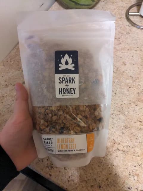 Spark + Honey Blueberry Lemon Zest With Cashews & Coconut