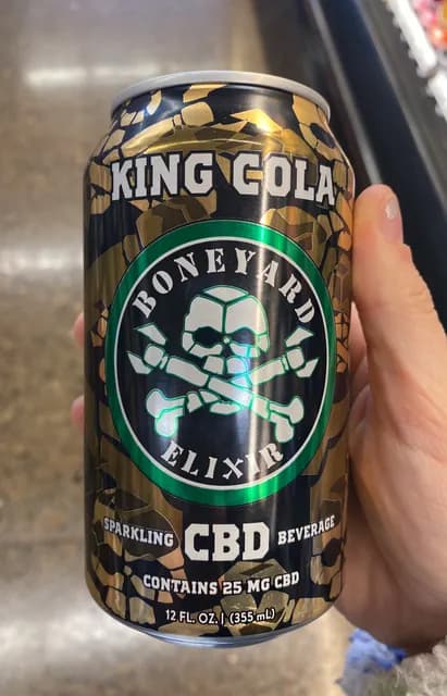 Boneyard Elixir King Cola Sparkling Cbd Beverage