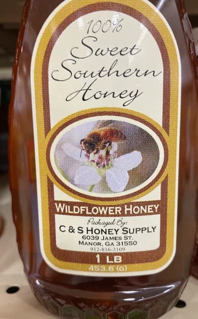 C&S Honey Supply 100% Sweet Southern Wildflower Honey