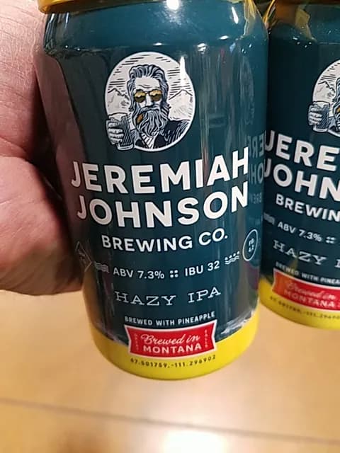 Jeremiah Johnson Brewing Co. Hazy Ipa
