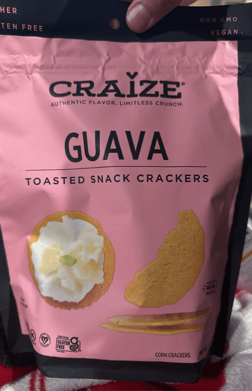 Craize Guava Toasted Corn Crackers
