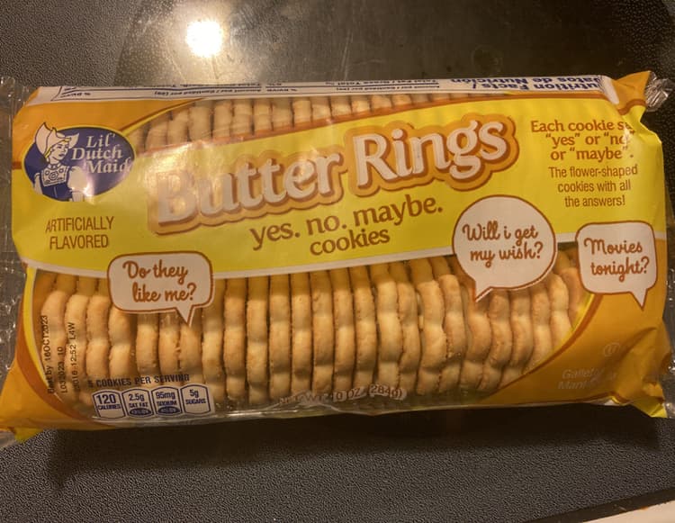 Lil Dutch Maid Butter Rings Cookies