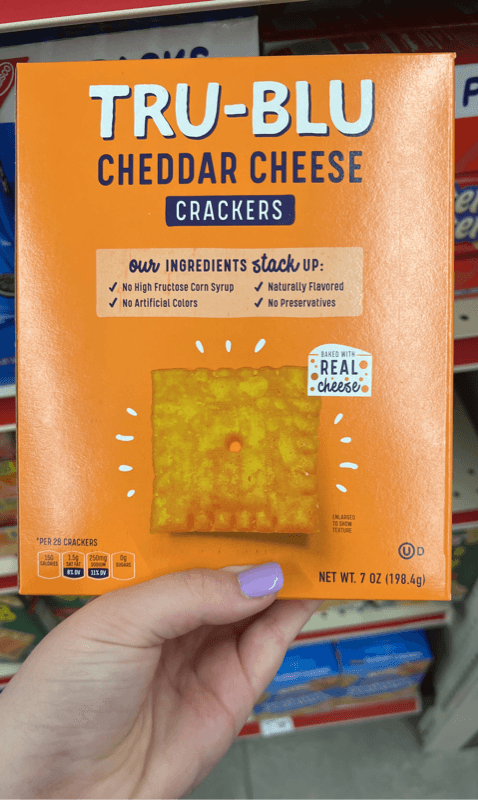 Tru-Blu Cheddar Cheese Crackers