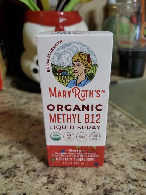 Mary Ruth'S Organic Methyl B12 Liquid Spray Berry