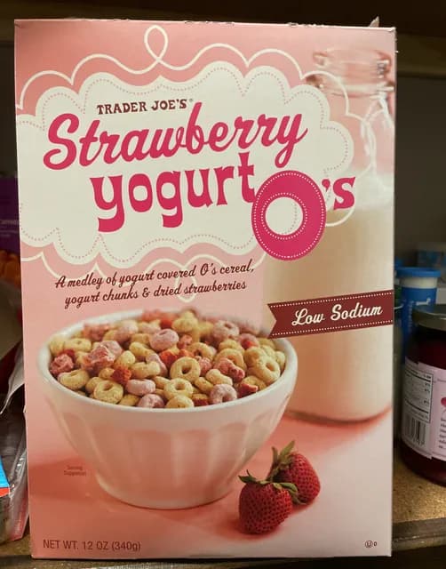 Trader Joe's Strawberry Yogurt O's Low Sodium