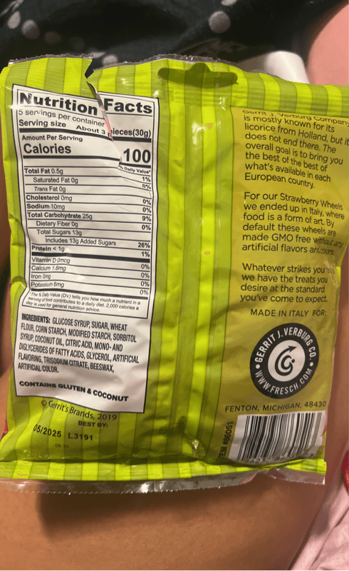 Gerrit'S Broadway On Wheels Strawberry Licorice