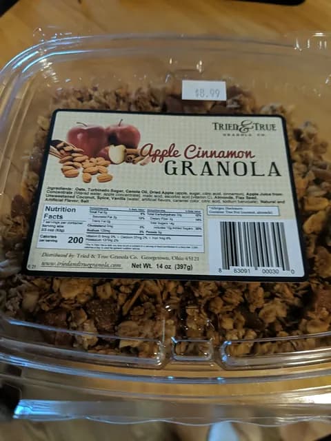 Tried & True Granola Co. Apple Cinnamon Granola