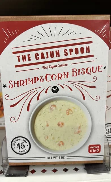 The Cajun Spoon Shrimp & Corn Bisque