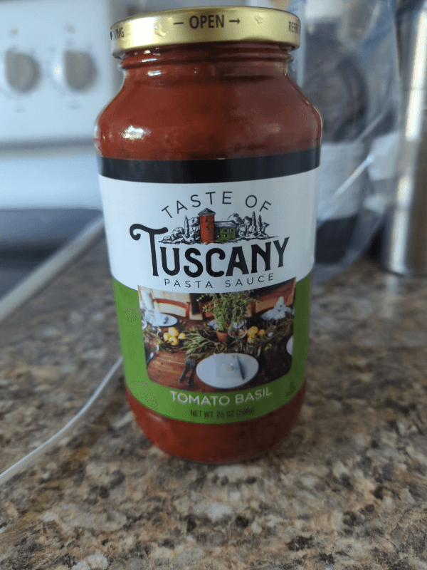 Tuscany Tomato Basil Pasta Sauce