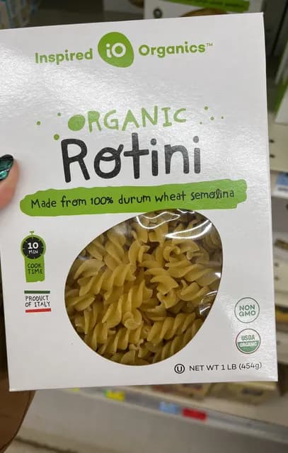Inspired Organics, Organic Rotini