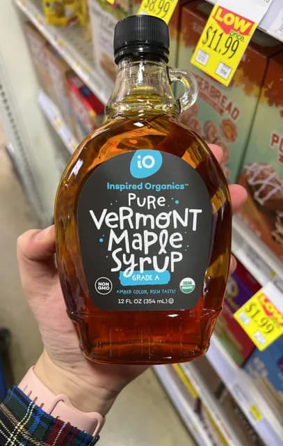 Inspired Organics Pure Vermont Maple Syrup