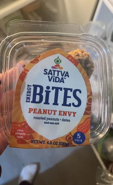 Sattva Vida Peanut Envy Energy Bites