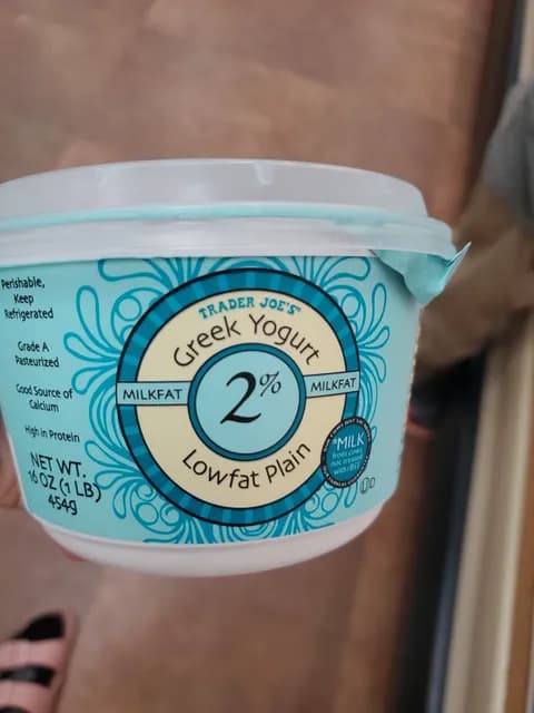 Trader Joe'S Lowfat Plain Greek Yogurt
