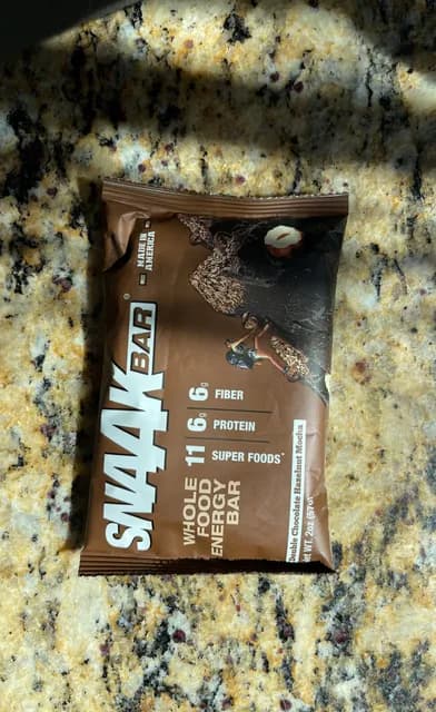 Snaak Bar Double Chocolate Hazelnut Mocha Whole Food Energy Bar