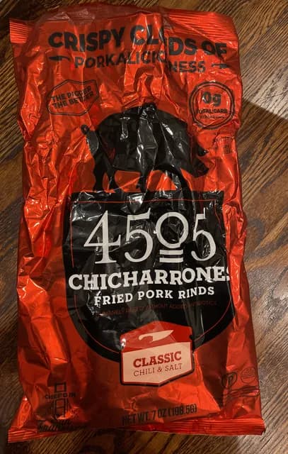 4505 Chicharrones Classic Chili & Salt Fried Pork Rinds